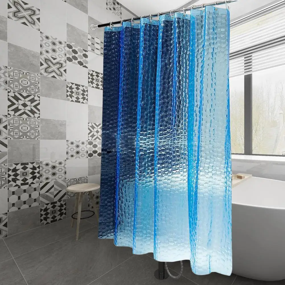

Premium Shower Curtain Easy to Install Shower Curtain Waterproof Shower Curtain Easy to Install Lightweight for Dormitories