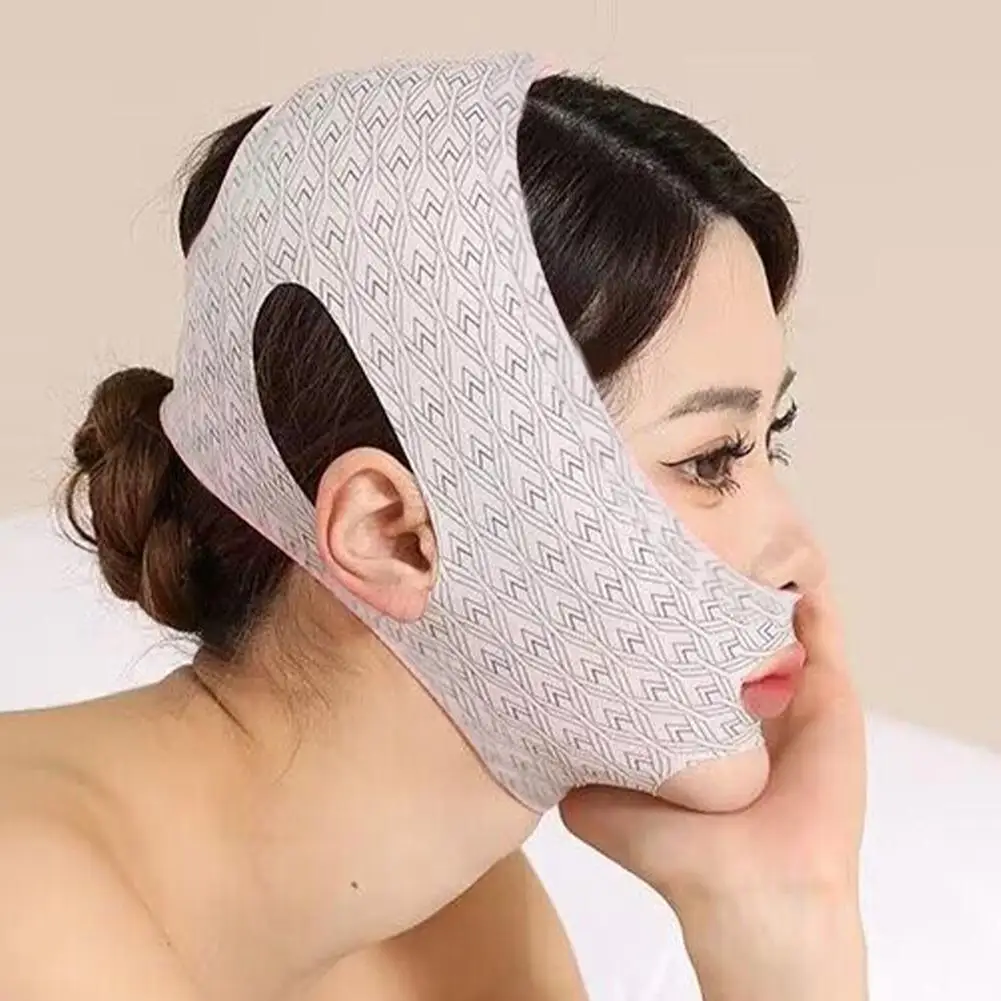 Masker tidur pembentuk V, 1/3/10 perban pelangsing pipi dan pipi, masker pengangkat Garis V Anti Keriput dan tali untuk tidur