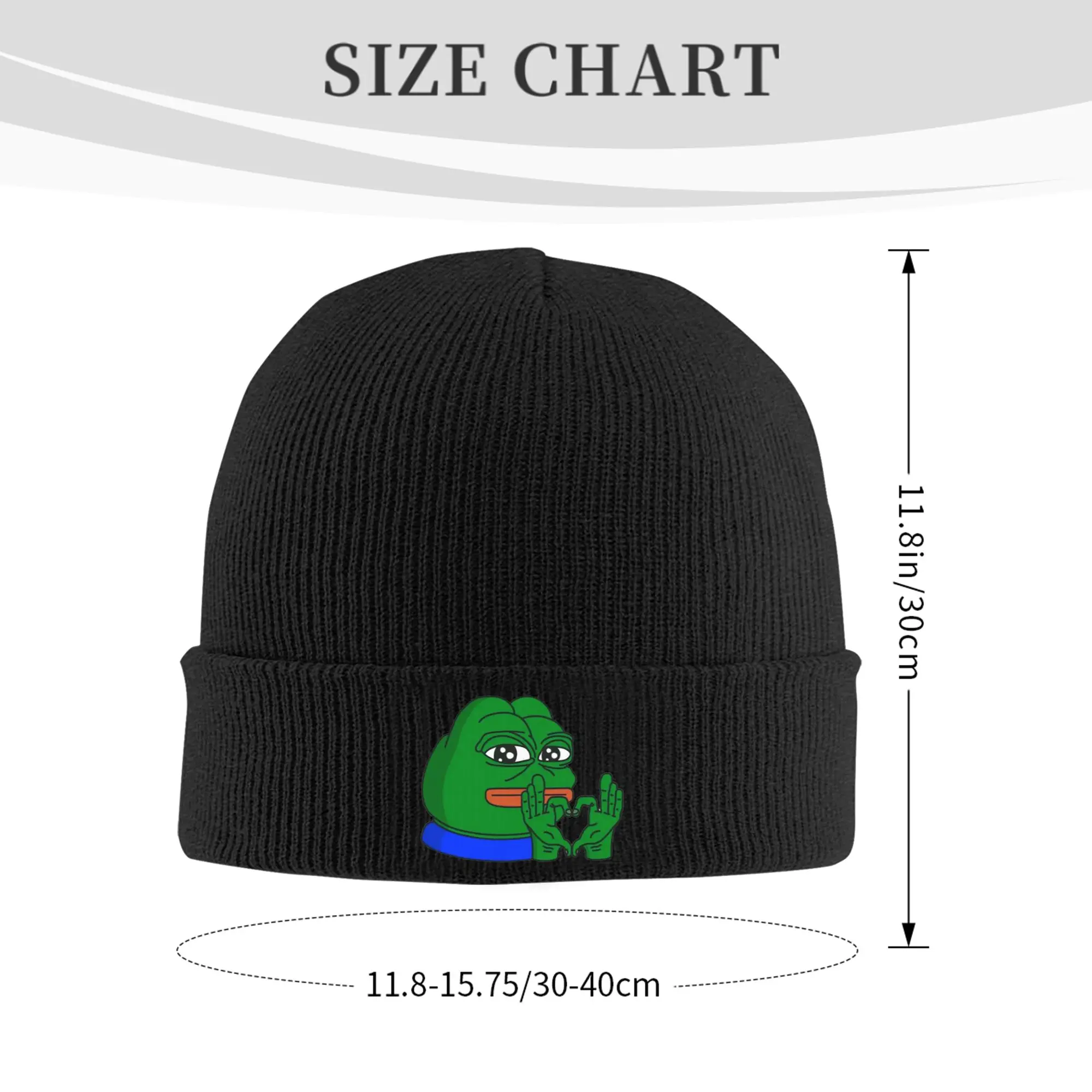 James Sad Frog Pepe Life Sucks Frog Meme Winter Skullies Beanies Hat Warm Autumn Knitted Hats Bonnet Caps for Women Men