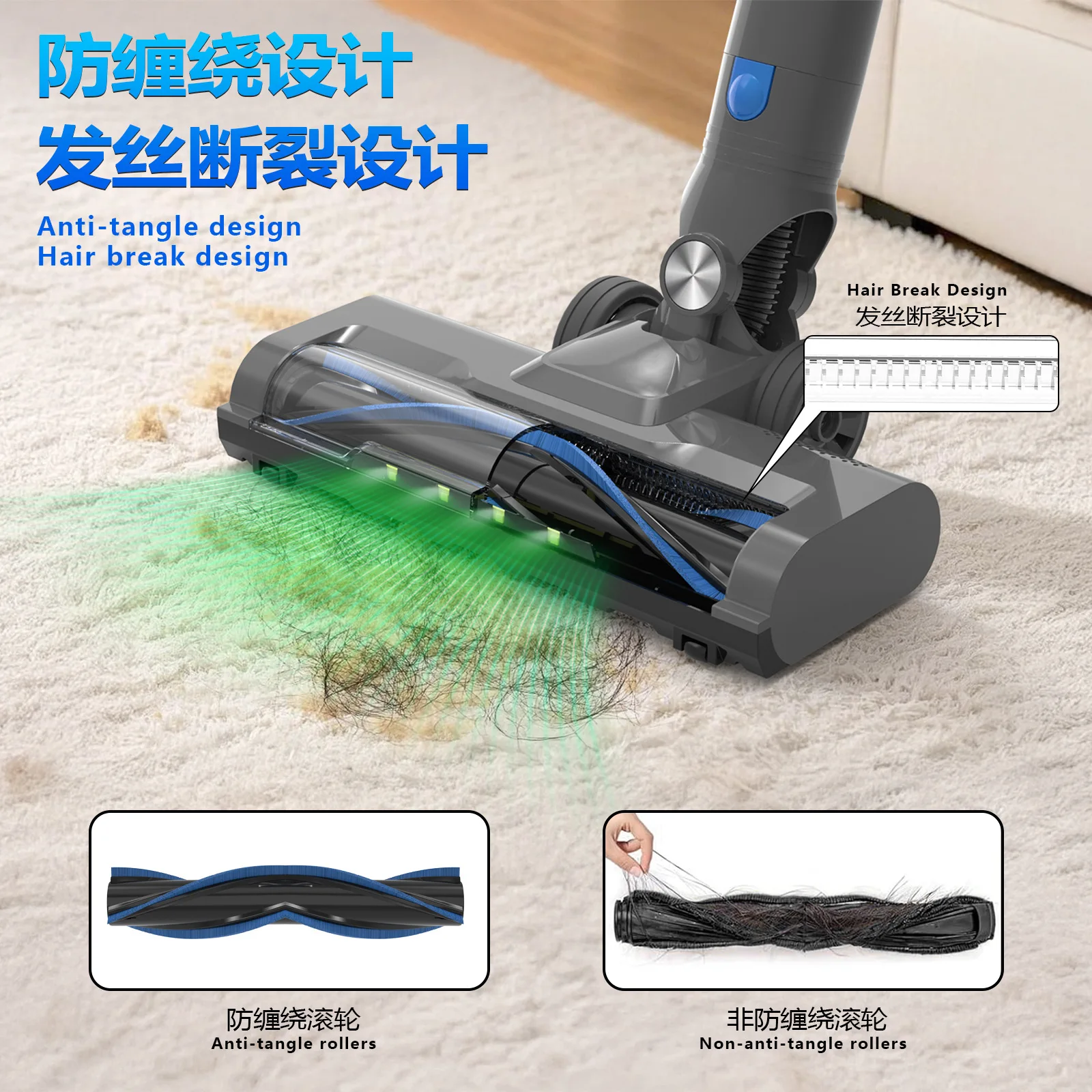 SV807C hand-held vacuum cleaner, household 25000pa powerful suction high power Vacuum cleaner