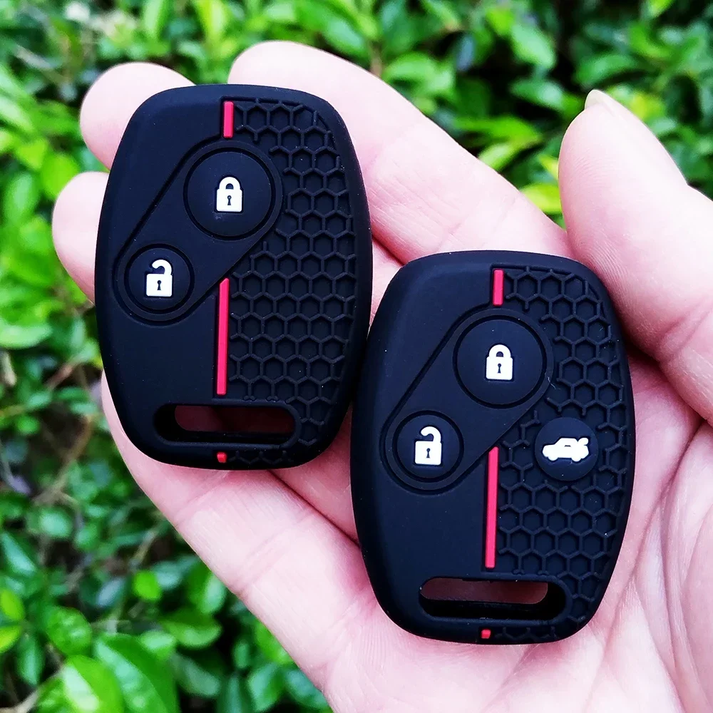 Nueva funda de silicona para llave de coche, mando a distancia para Honda Accord 7 Jazz FRV Civic CR-V 2008 Crz Insight Fit SRV Chord 7 Gr8 150R