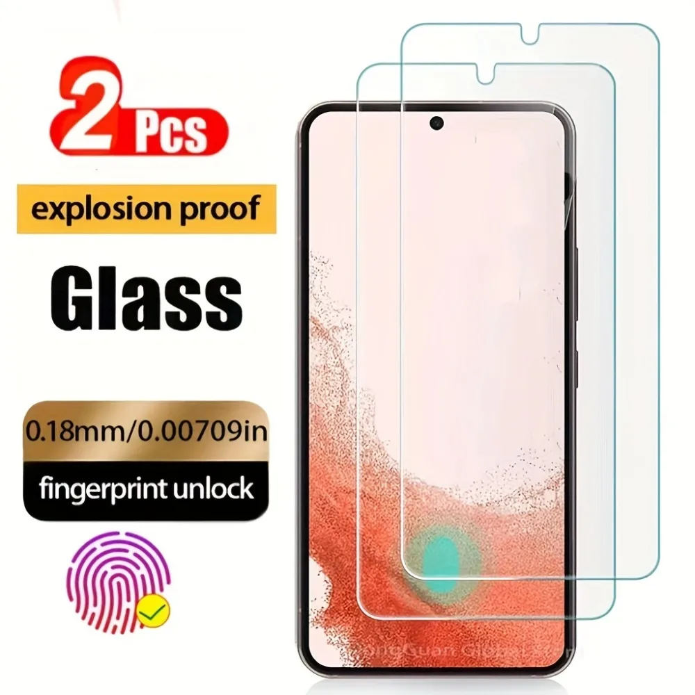 

2Pcs Tempered Glass Screen Protectors For SamSung For Galaxy S21 S22 S23 Plus S24 Ultra For Galaxy S20 FE S21 S22 S23 S24 Plus