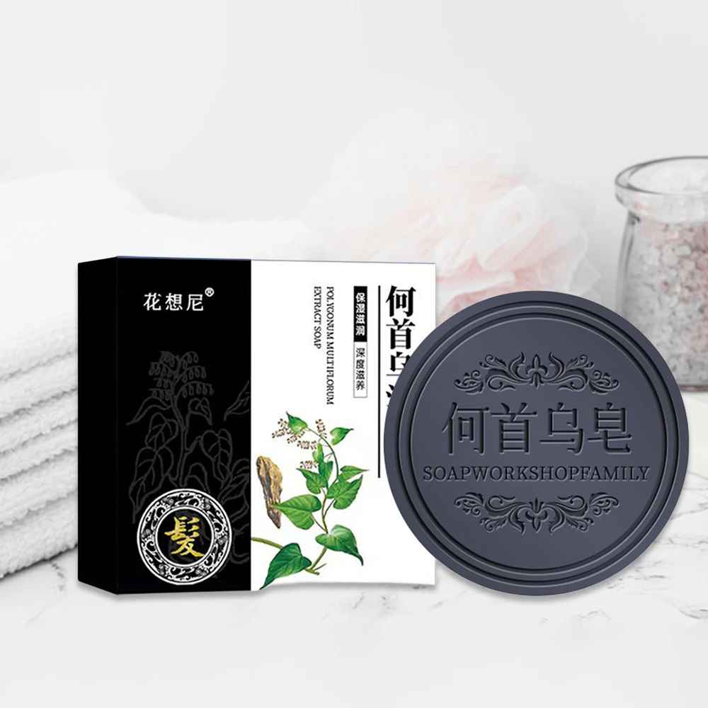 Hair Shampoo Soap Polygonum Multiflorum Shampoo Soaps Cover Gray Hair Shampoo Soap To Dye Canas Black Shampoo Bar Soap