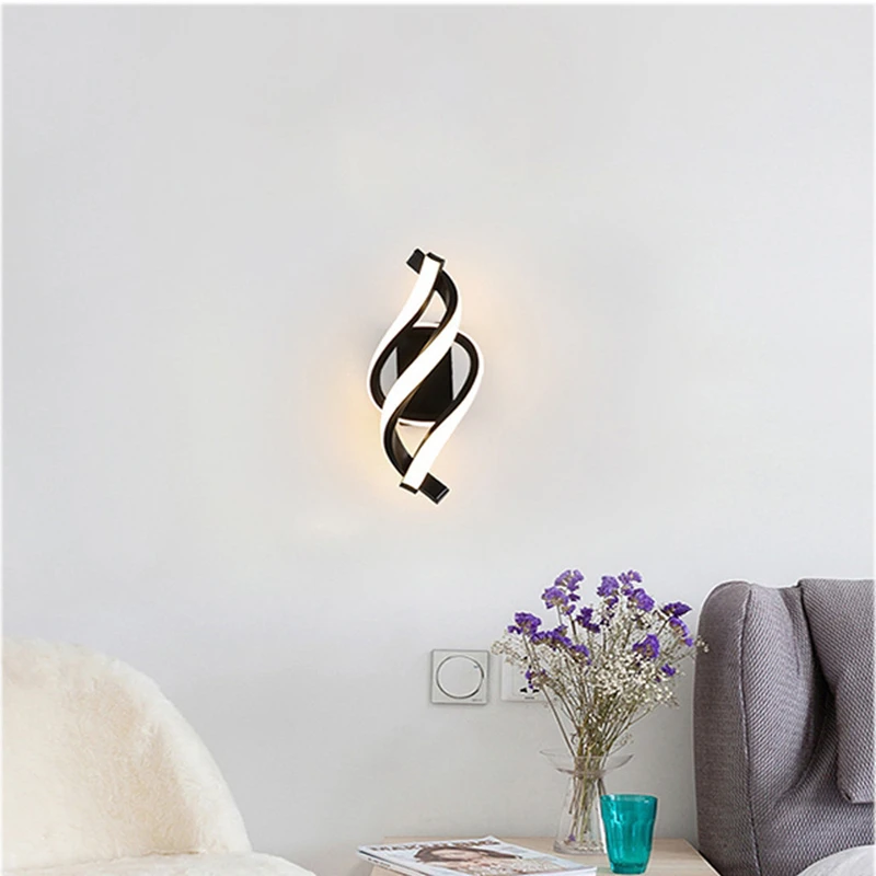 

New Remote Control Led Wall Lamp For Corridor Aisle Cloakroom Foyer Hall Creative Square House Decorationg Lighting Fixture