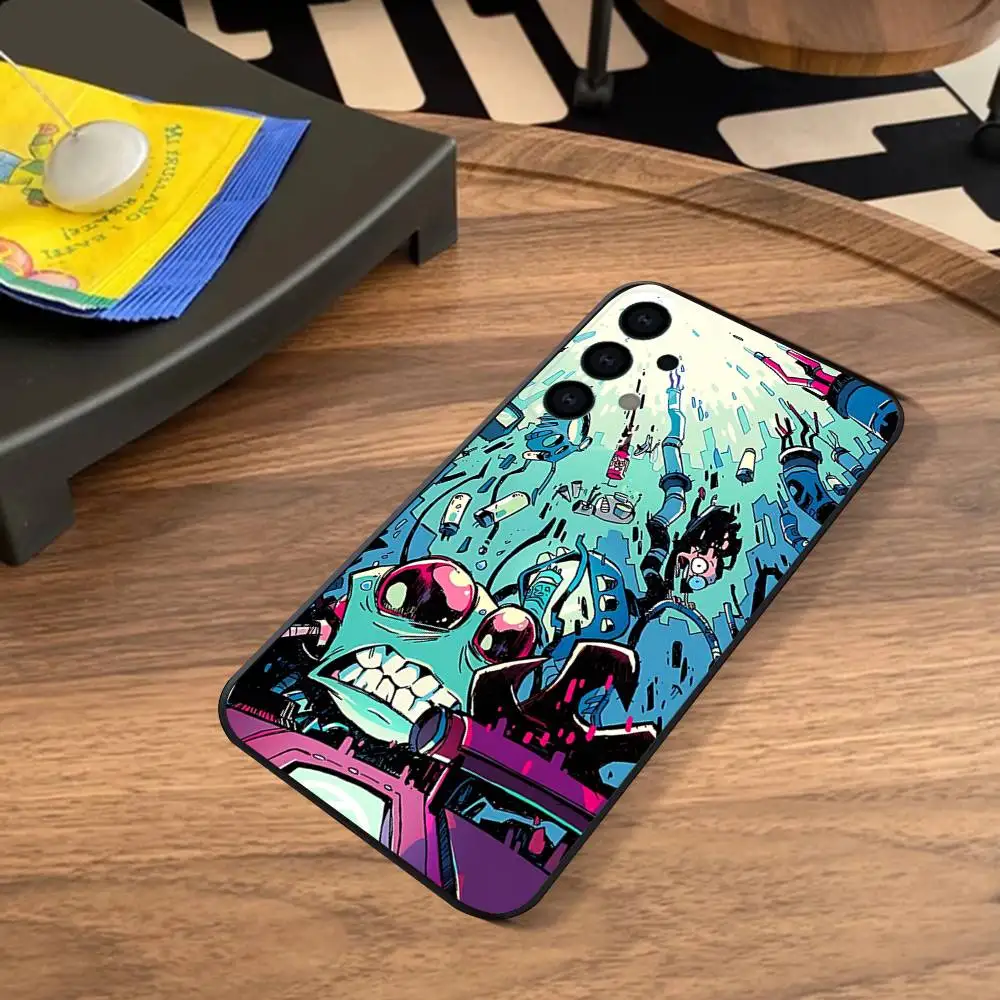 Cartoon I-Invader Zim Gir Case for Samsung Galaxy S21 S25 FE S24 S23 Ultra S20 S9 S22 Plus S10 TPU Cover