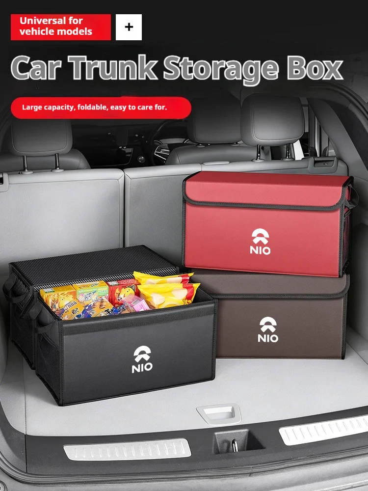 

Car Trunk Foldable Storage Box Large-Capacity Stowing Tidying Bag For NIO ET5 ES6 EC6 ES8 EC7 ET9 ET7 ES7 EVE EP9 Accessories