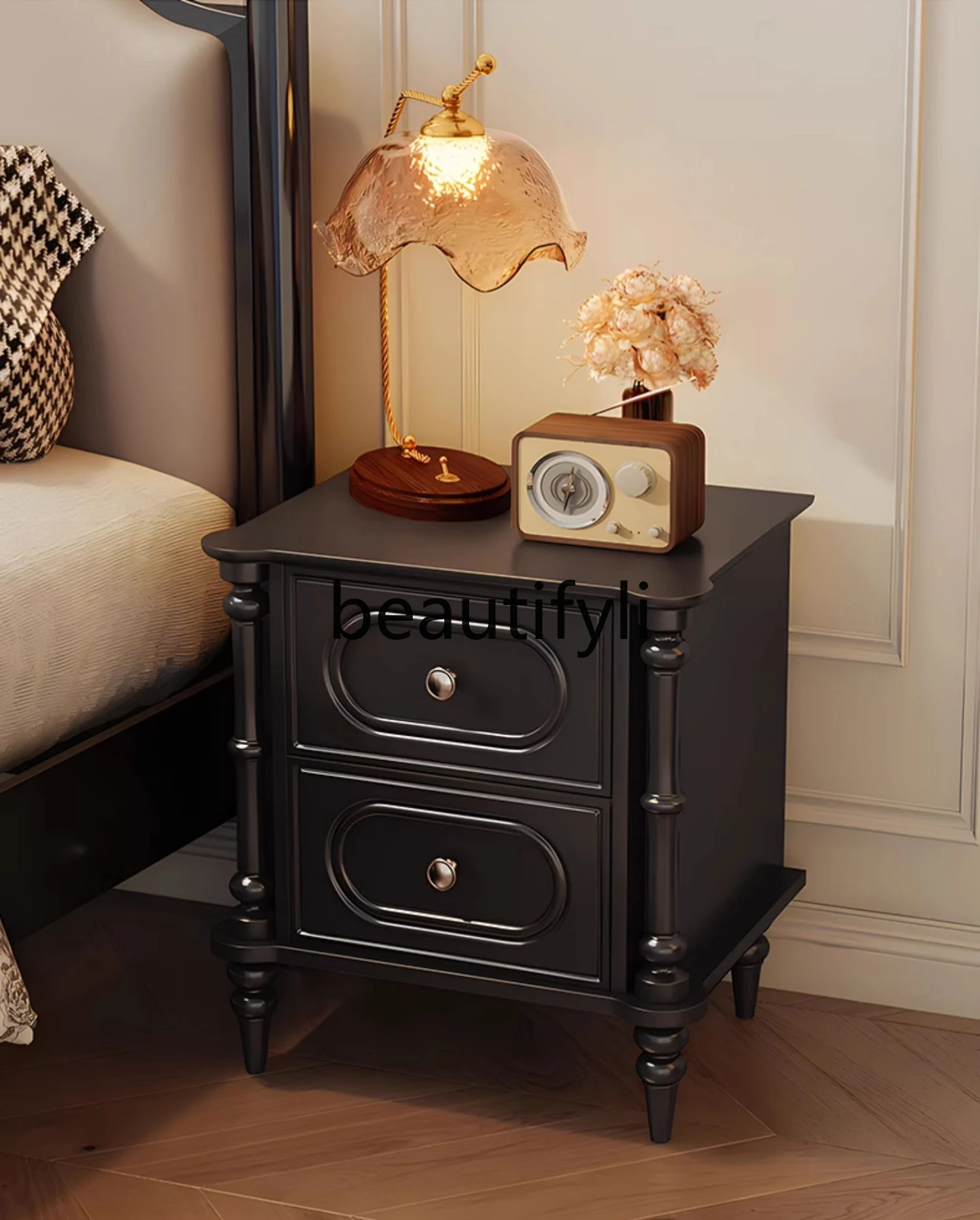 

Small apartment premium storage cabinet bedside cabinet
