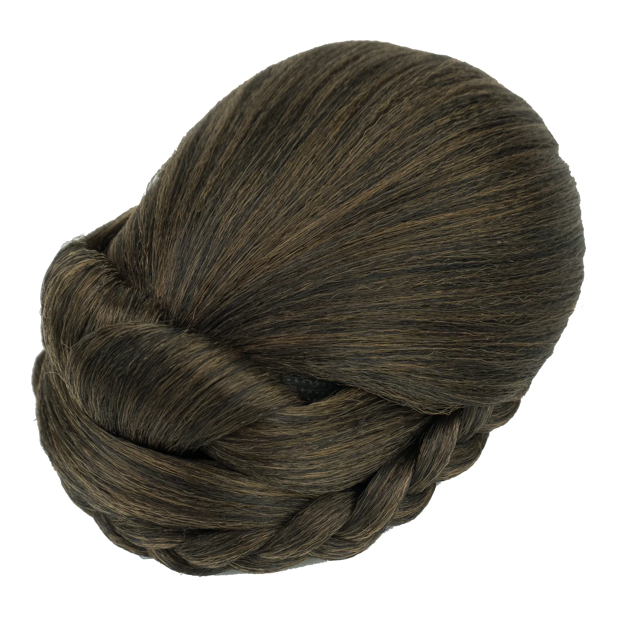 Synthetic Hairpieces Braided Chignon Black Blonde Clip In Fake Hair Bun Cover Donut Hair Pieces for Women