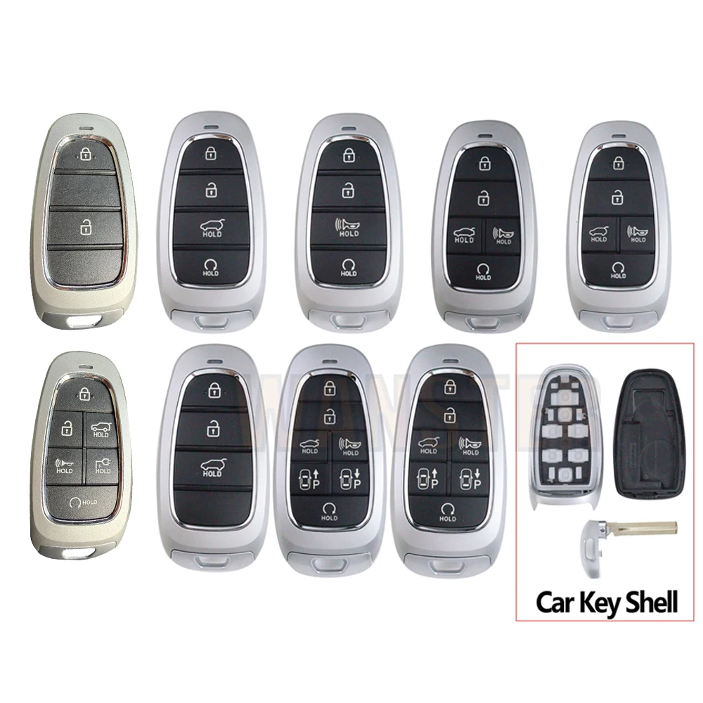 

Car Key Fob Case Shell Housing for Hyundai Azira Tucson Prime Nexo DN8 PALISADE Solaris Sonata Sonata Santa Fe NX4 Atos SantaFe