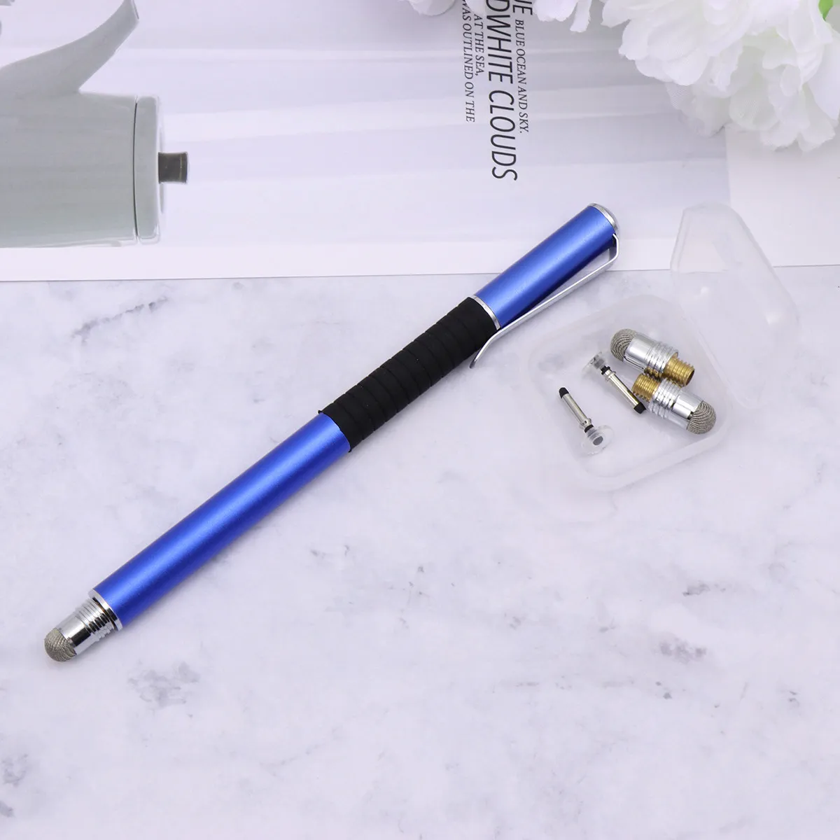 5Pcs Capacitive Pen Set Premium Metal Stylus Double-End Touch Screen Pen for Tablet Smartphone Handwriting Writing Tool