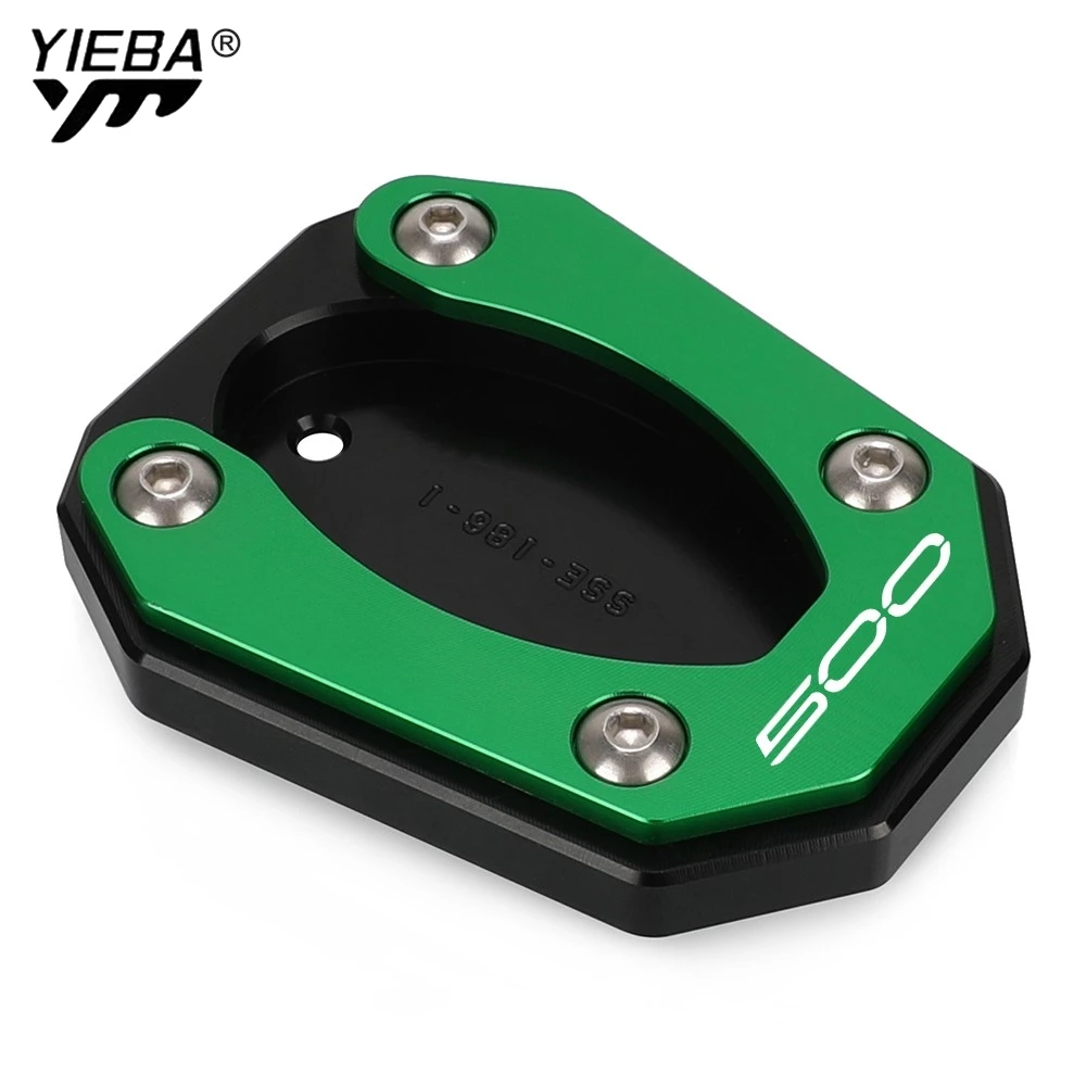 لكاواساكي نينجا 125/250/400/500 ZX25R ZX4R ZX4RR Z125 Z250 Z400 Z500 Versys 650 مزيل 500 القدم الجانب حامل تمديد الوسادة