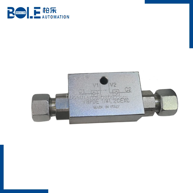 Best Quality VRSE Hydraulic Single Pilot Check Valve VRSE-G1/4 VRSE-G3/8 VRSE-G1/2 VRSE-G3/4