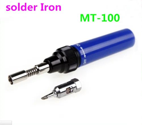 

10pcs /lot Gas Blow Torch Soldering Solder Iron Gun Butane Cordless Pen Burner MT-100 Tool