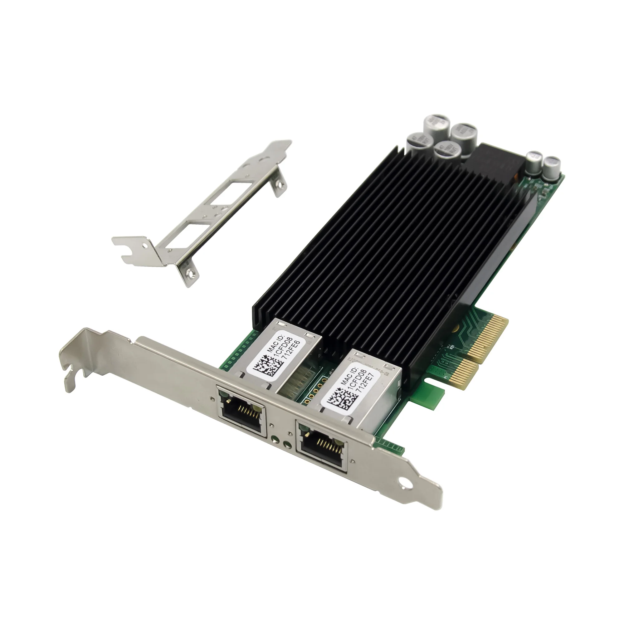 SUNWEIT ST7231 PCIe X4 82576EB Dual-1G PoE+ Vision Frame Grabber NIC V2.0 Chipset High Speed