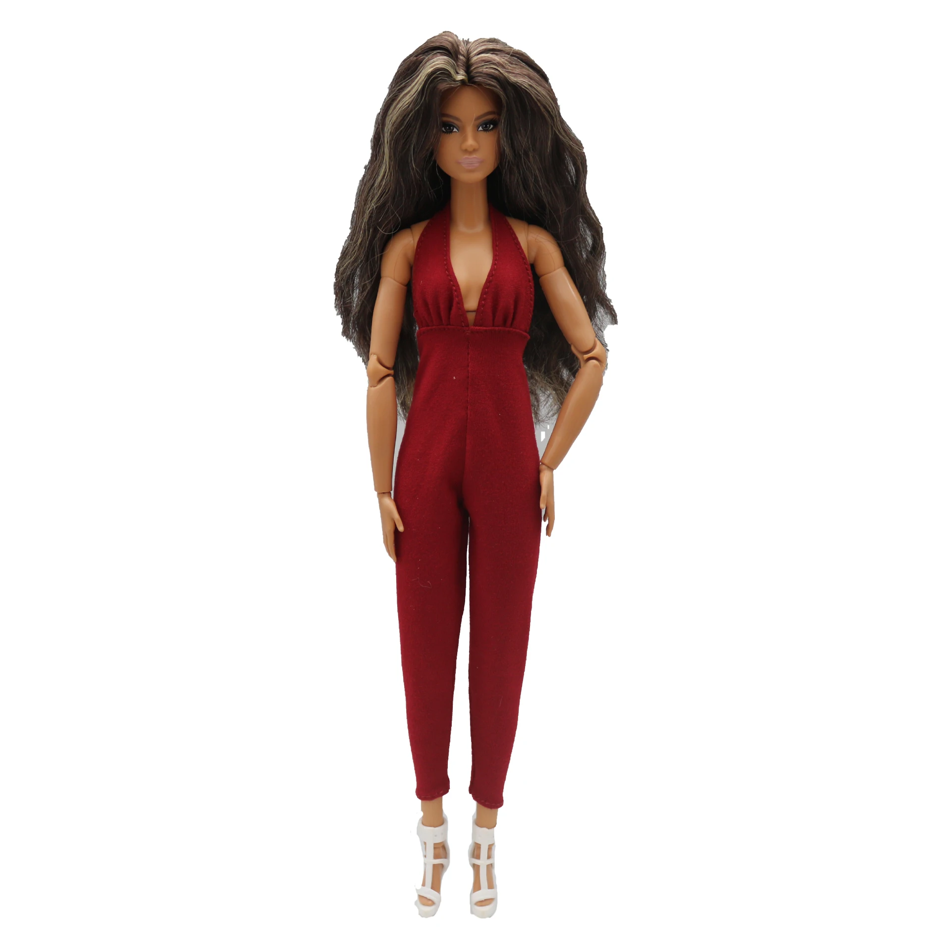 New 30cm 1/6  hip wrap Tight low-cut jumpsuit  Daily Wear Accessories Clothes for Barbies doll