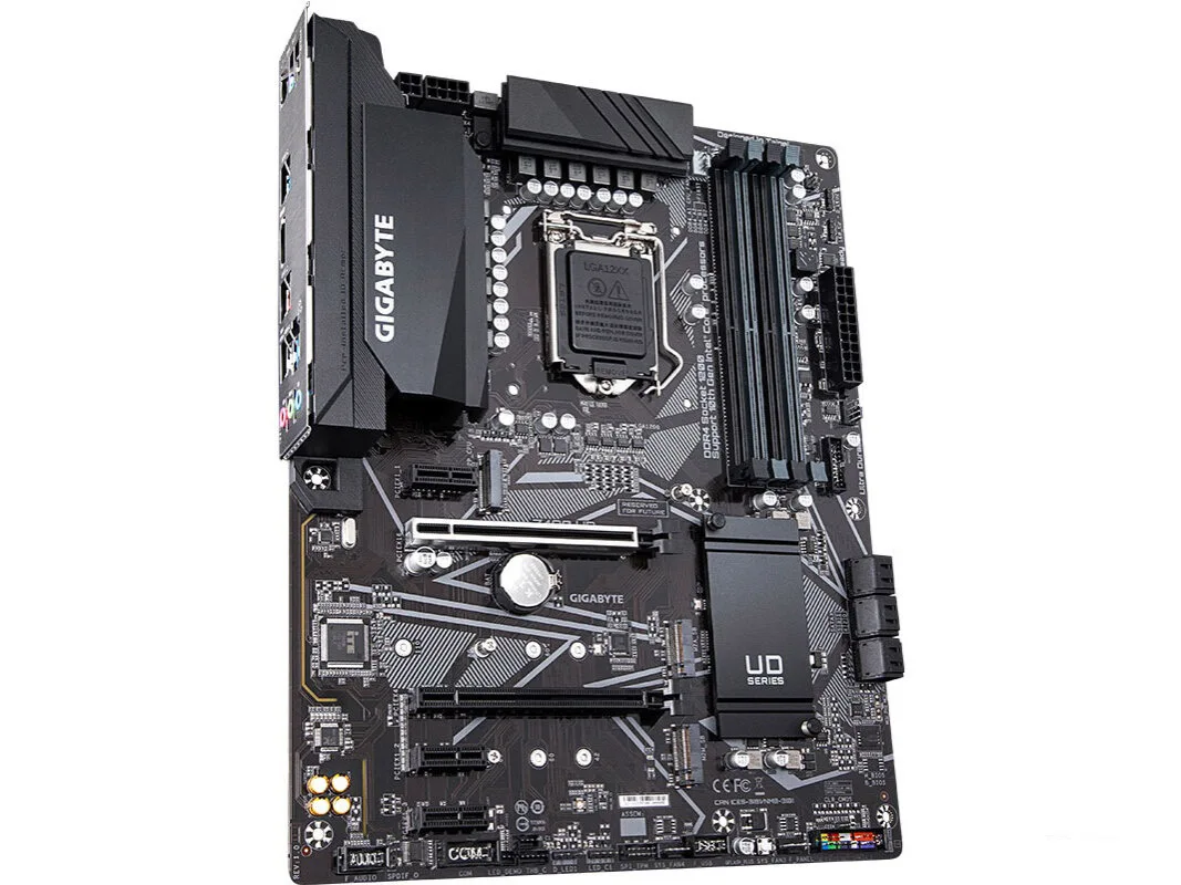 Imagem -03 - Gigabyte-suporte para Desktop Mainboard Placa-mãe ga Z490 ud Lga 1200 i3 i5 i7 10400f 10400 10100f 10700k