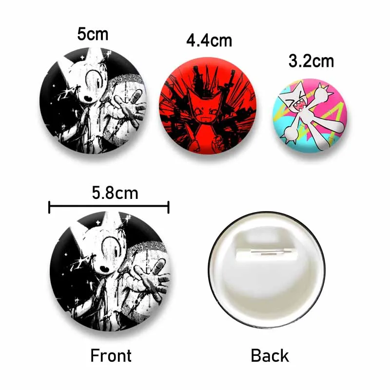 Hip Hop Music Femtanyl Token Coin Badges Funny Exquisite Round Brooch Cute Cartoon Lapel Pins Jewelry Accessories Souvenir Gifts