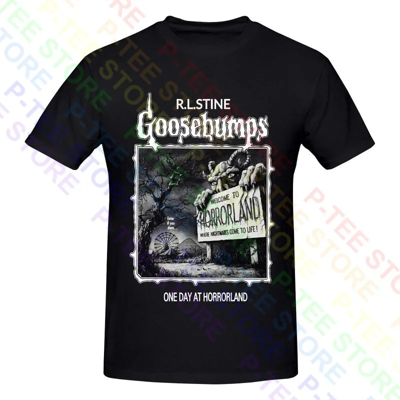 Goosebumps Welcome To Horrorland Rl Stine 90S Shirt T-shirt Tee Gift Casual Premium Hot Deals