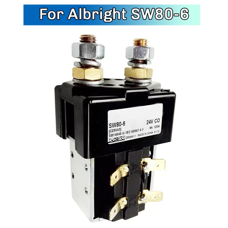 SW80-6, 7915692512, B2SW11 24V Contactor Solenoid Relay Switch For Albright