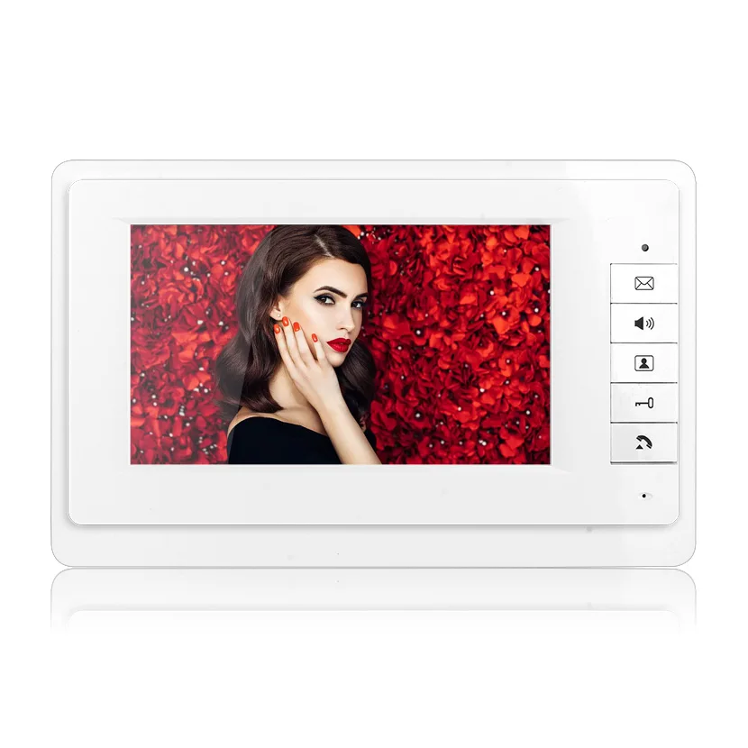 Kit de sistema de intercomunicación de video para puerta, timbre con cable, panel para llamada a prueba de lluvia, cámara IR par