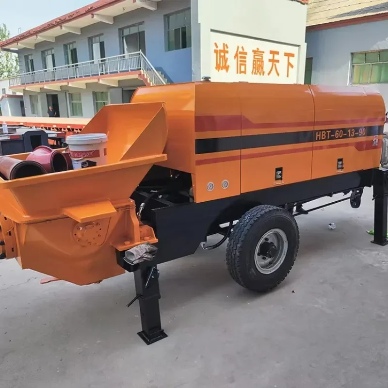 Mortar Pump Concrete Pumping Machine Concrete-Mixer-With-Pump Concrete Mixer with Pump Portable