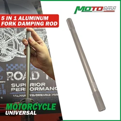 MOTO4U 5 in 1 Motorcycle Aluminum Fork Damping Rod Maintenance Repair Tool Accessories M10*1.0/M10*1.25/M12*1.0/M12*1.25/M14*1.0