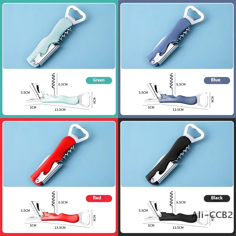 

Stainless Steel Multifunctional Portable Bottle Opener Creative Design For Wine For Restaurants And Bars