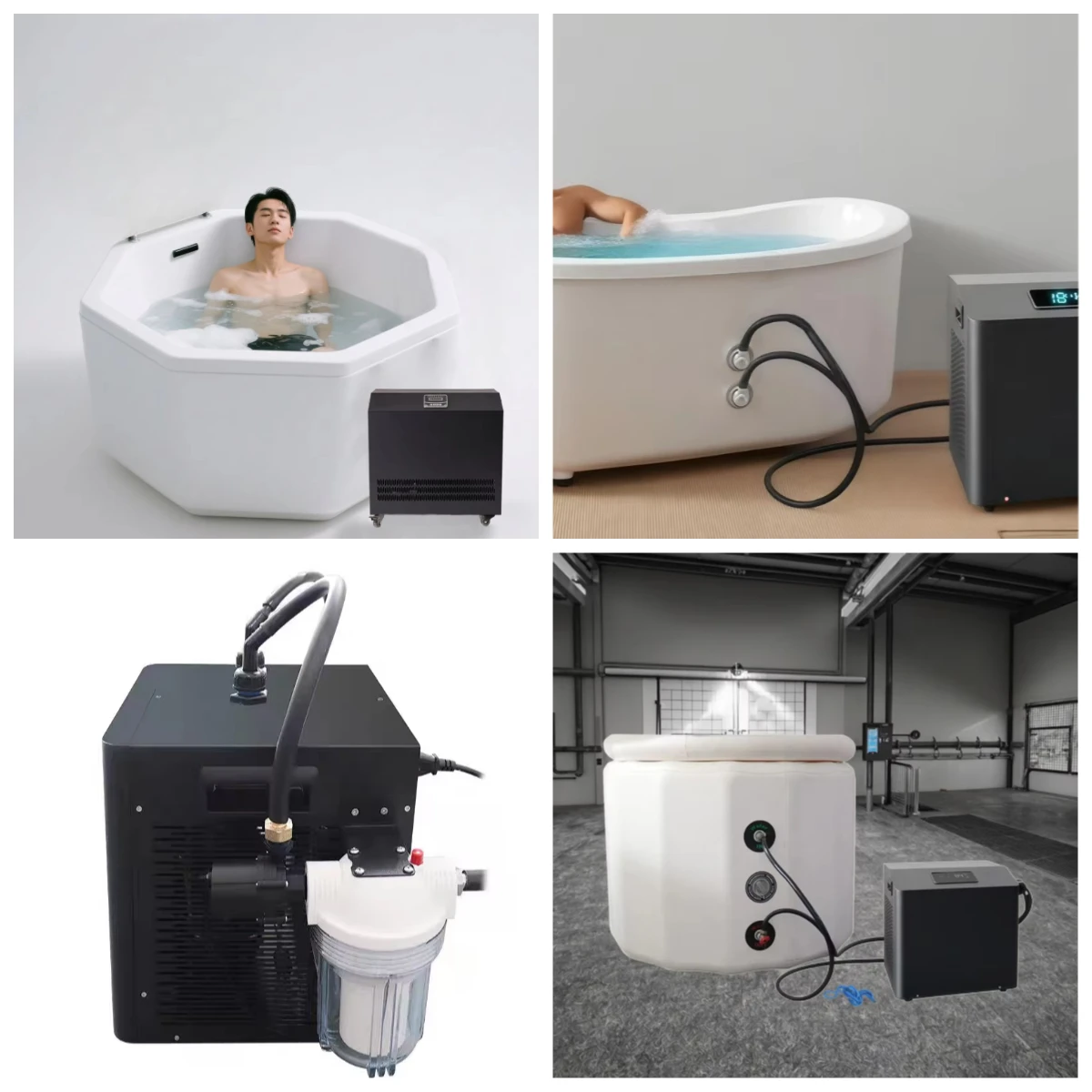 Factory Direct Supply Ice Bath Chiller 2.5KW Sports Recovery Cooling Machine, 110V/220V