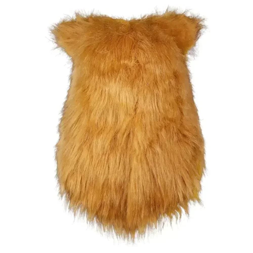 2025 Halloween Movable Mouth Fox Mask Cosplay Party Wolf Masks Plush Faux Fur Suit