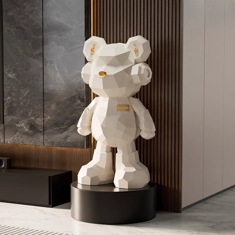 

Violent Bear Sofa Floor Decoration Large Celebrity Home TV Cabinet Floor Piggy Bank Statue Sculpture Statues for Decoration