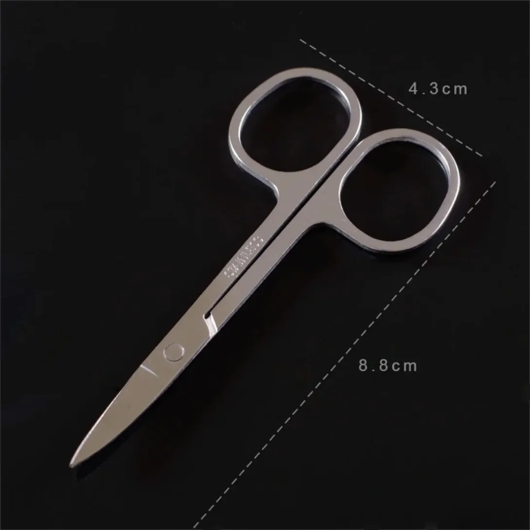 1P Nail Scissors Sticker Decal Supplies Personal Care Small Beauty Scissors Pointed Eyebrow Scissors Nose Hair  Eyelash