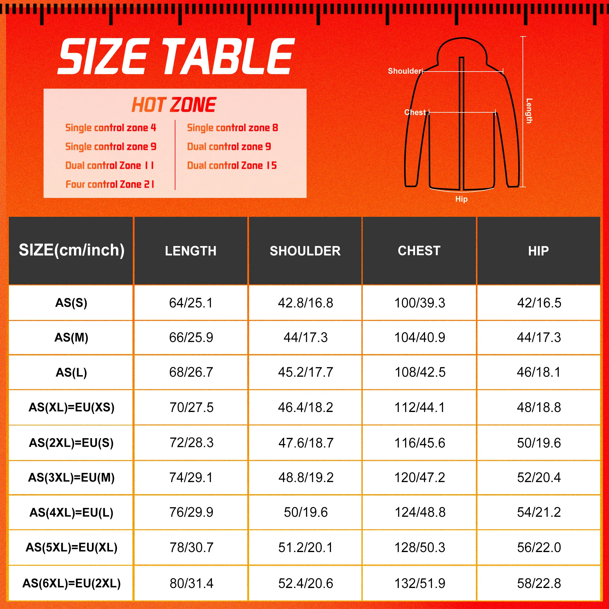 TODWARM Heated Jacket 21 Areas Winter Men's Women's Motorcycle Jacket USB Electric Heating Jacket Heated Vest Moto Thermal Cloth - Image 6