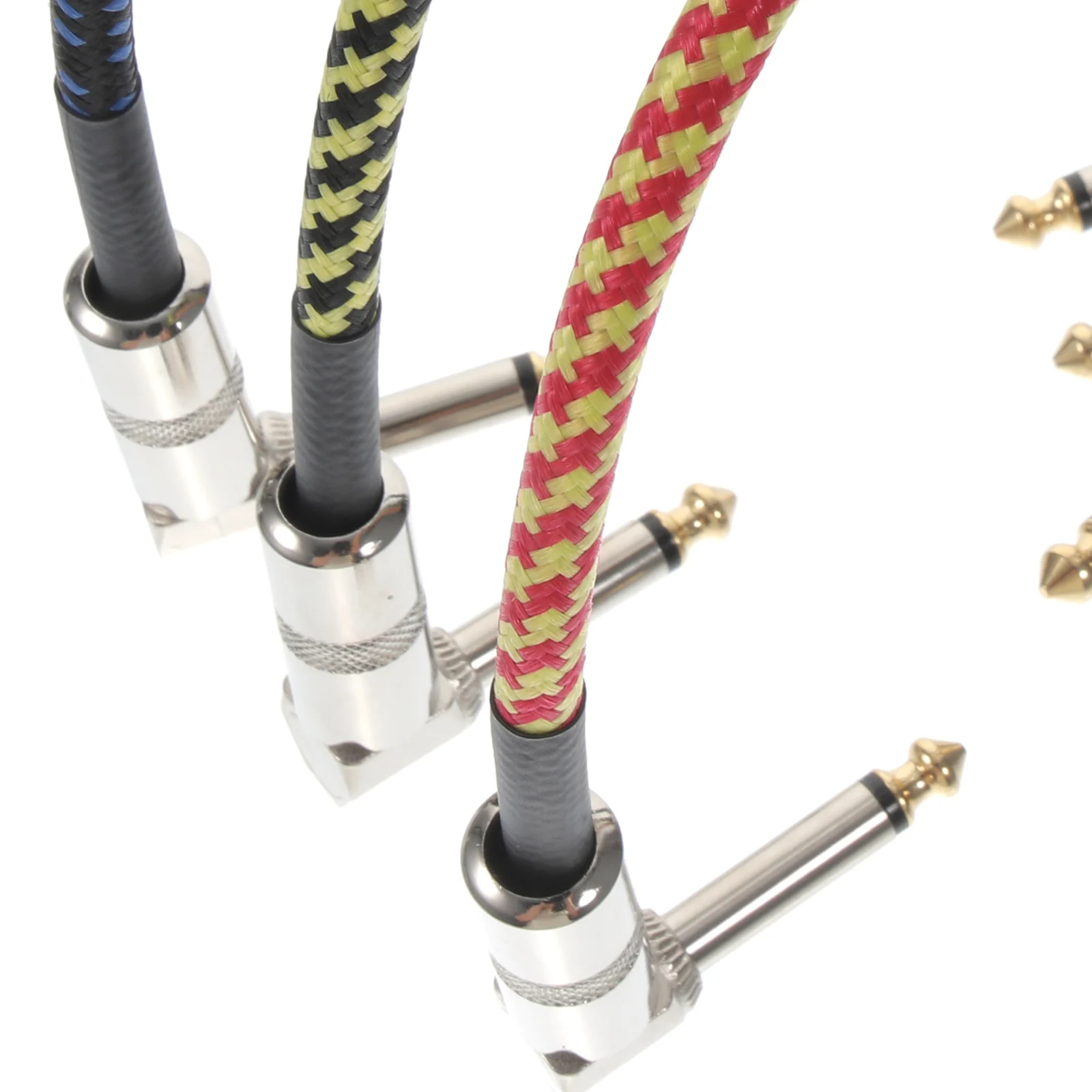 

3 Pcs Guitar Effect Cable Electric Bass Audio Cables Patch Pedal Copper Effects Cord