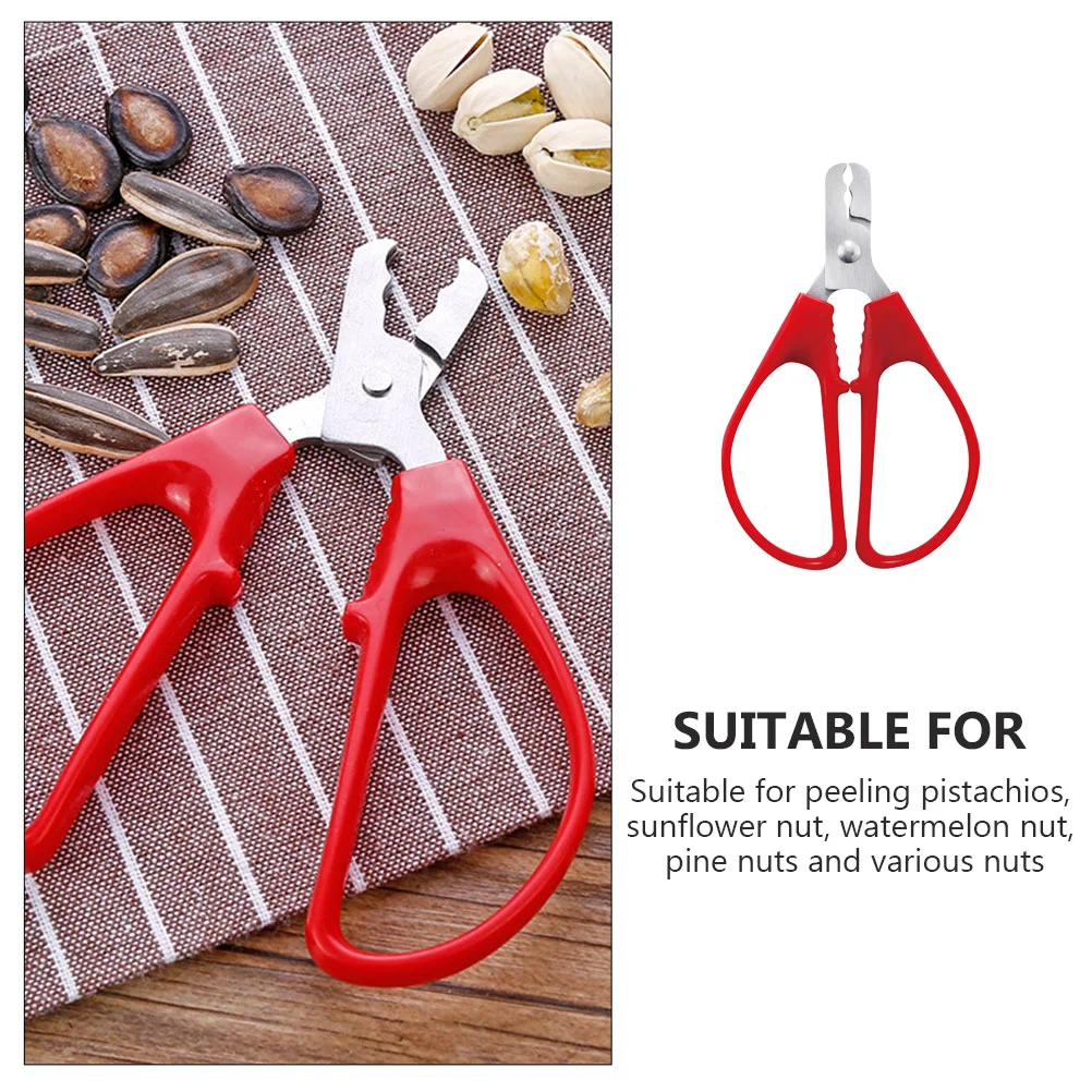 Melon Seed Pliers Nut Tool Opener Multifunction Bottle Household Sunflower Nuts Stripping Plastic The Nutcracker