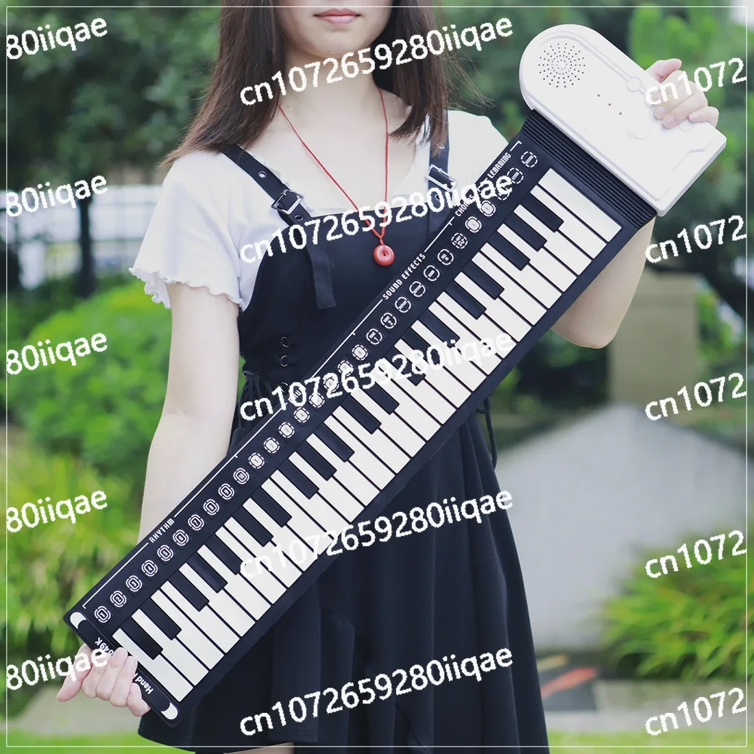 49 key portable folding hand roll piano organ beginner keyboard instrument electronic piano