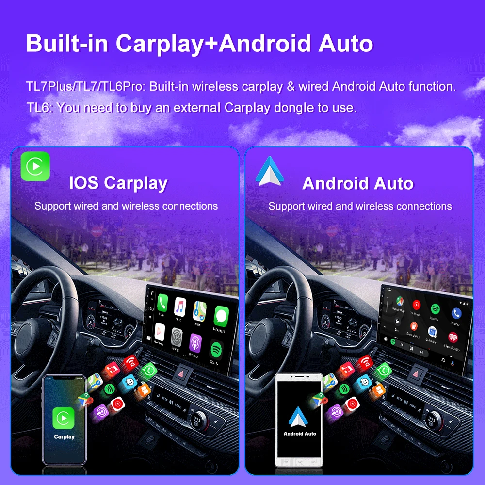 Autoradio Android 10 ", DSP, Carplay, Navigation GPS, 2 DIN, Stéréo, Lecteur Limité, pour Voiture C4, C4L, DS4 (2013, 2014-2017)