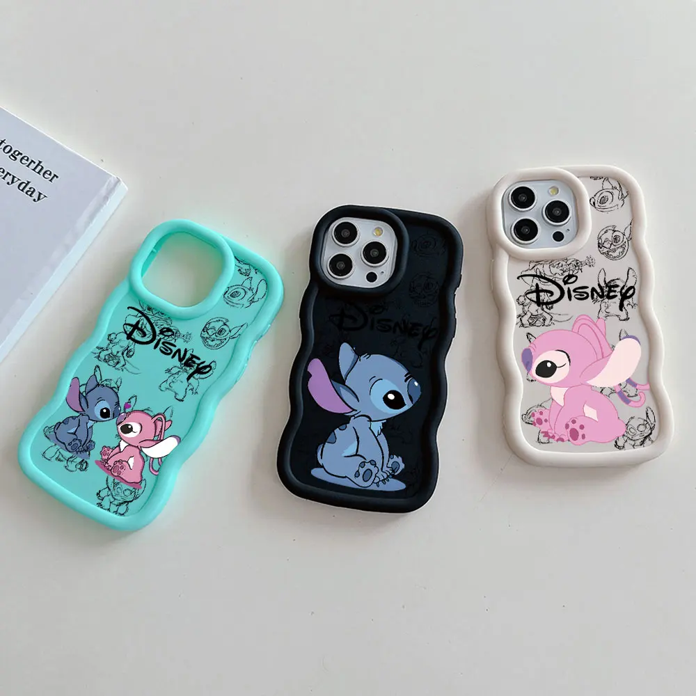 Popular Cartoon Stitch Phone Case For Samsung A03 A04 A10S A11 A12 A20S A21S A13 A14 A55 A54 A34 A53 A30 A32 A33 A73 5G Cover