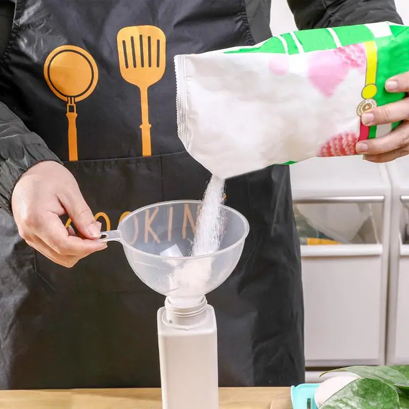 

Liquid Funnel 2pcs Wine Funnel Strainer Liquid Funnel Dispenser Household Filter Transparent Multifunctional Kitchen Tools