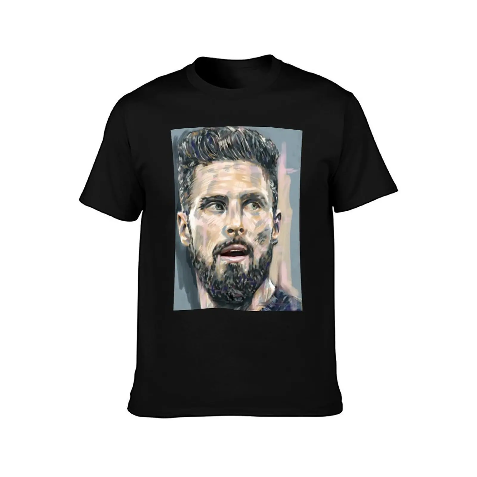 Olivier Giroud - Maximum Impact T-Shirt, Summer Casual Cotton Tee, Oversized Streetwear Tops, Vintage Graphic Print, 100% Cotton
