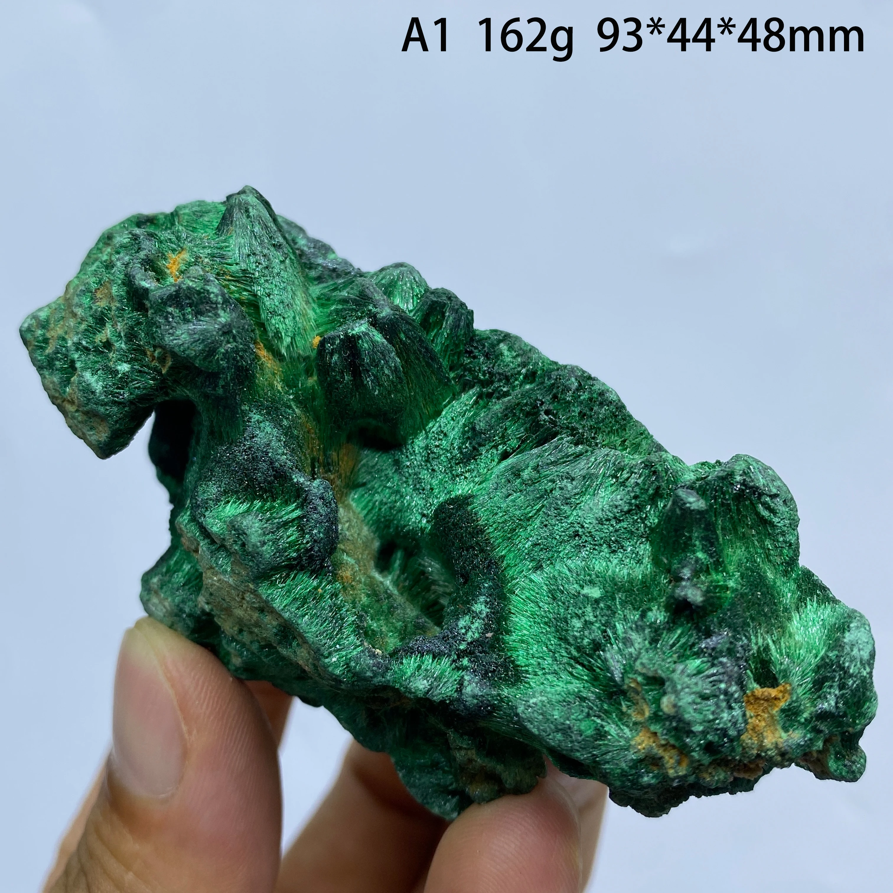 Natural Velvet Fibrous Silky Malachite Crystal Cluster Raw Mineral Specimen Healing Stone Home Decor Collection Display Gift