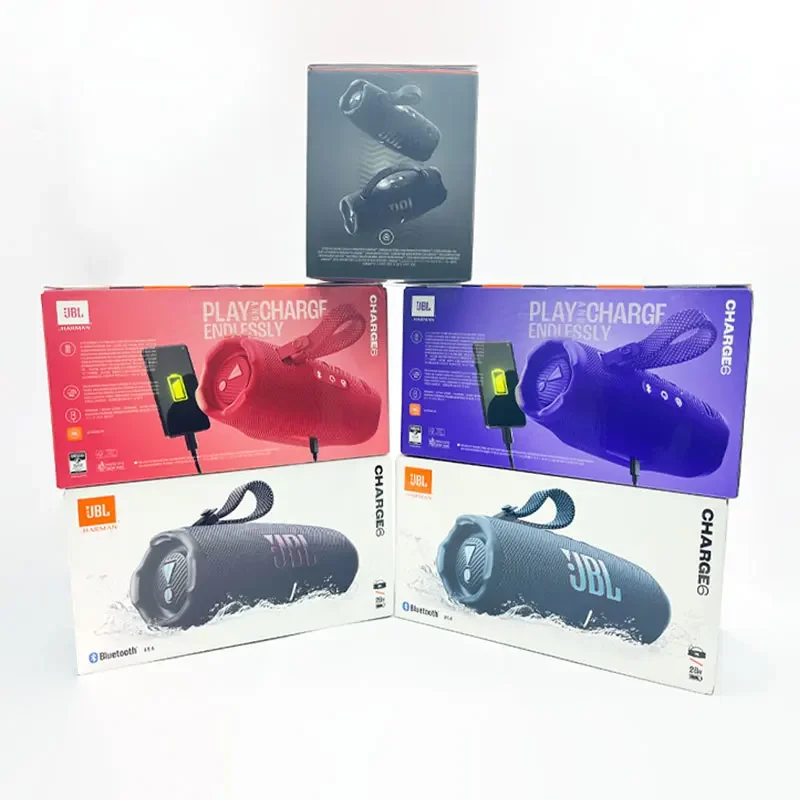JBL CHARGE6 CHARGE6 سماعة لاسلكية تعمل بالبلوتوث المتكلم JBL الأصلي آل الصوت دفعة مكبرات الصوت 24H وقت اللعب jbl سمّاعات بلوتوث