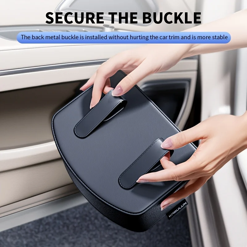 

Car Phone Holder Organizer with Storage Bag - Multi-Functional Side Door Pocket for Cup Snacks, Phone, Cards & Small Items