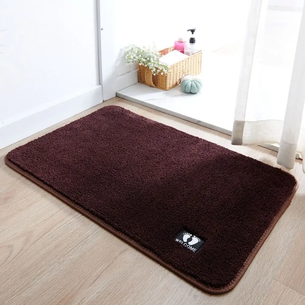 

Soft Bathroom Floor Mat Machine Washable Non Skid Anti Slip Door Mat Cratoon Quick Drying Plush Foot Mat Bedroom Carpet
