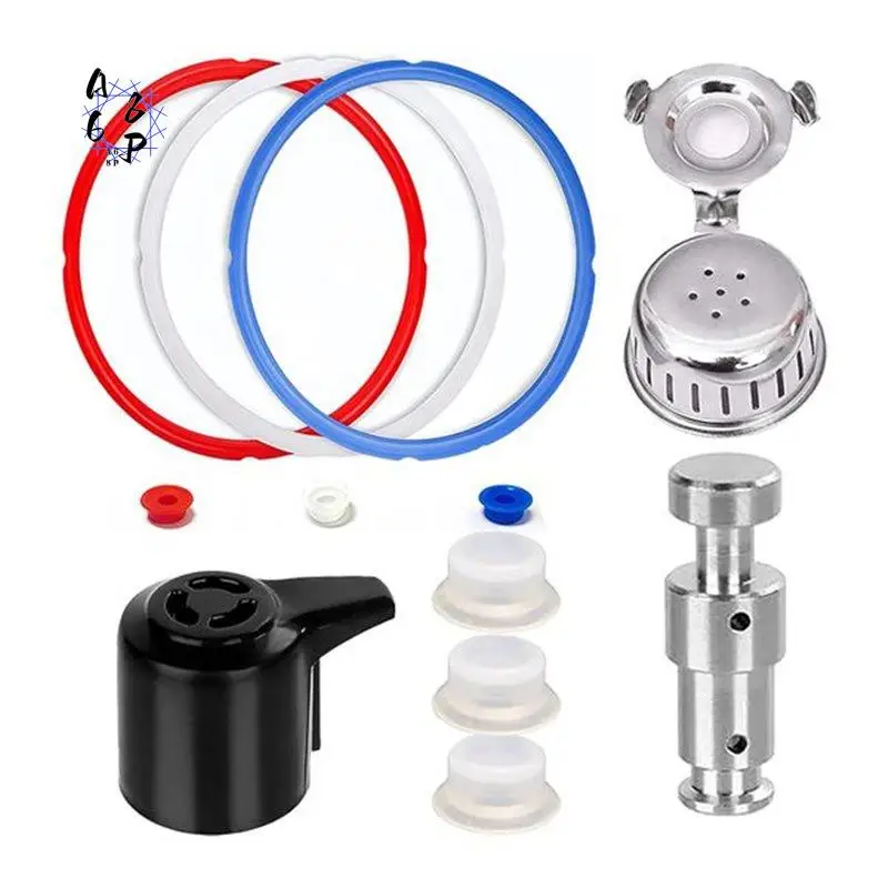 A68P-Replacement Parts Kit For Instant Pot Duo 5 & 6 Qt, Includes Steam Release Handle, Valve, Float Valve, Anti-Block Shield