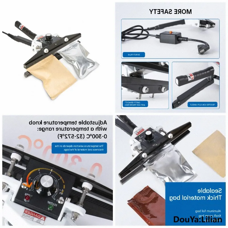 Hot Selling  Hand Held Heat Sealer Machine 12 Inches for Foil Bag Kraft Bag Mylar Bag Heat Sealer Machine for Packaging