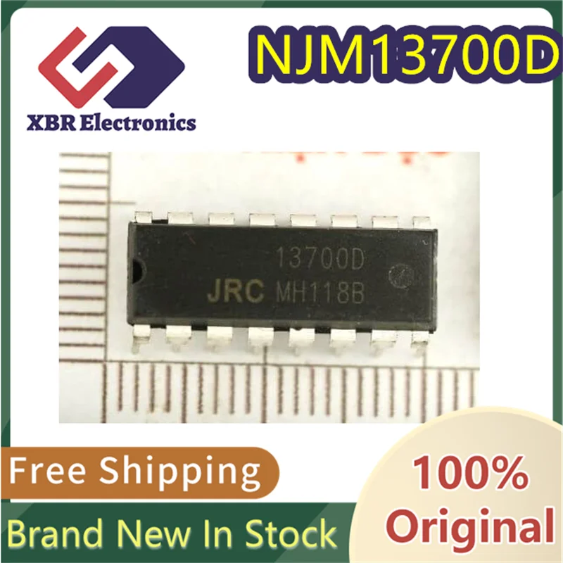 

(5/50 pieces) NJM13700D JRC13700D DIP16 Original authentic dual-channel operational transconductance amplifier Free shipping