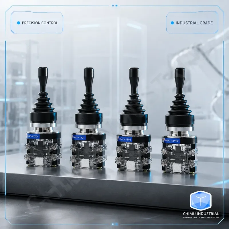 【CHIMU INDUSTRIAL】 HKA1-41Z02 Z04 Cross Rocker Switch 2-Way Auto Reset 41Y02 Y04 4-Way Self-Locking Master Control