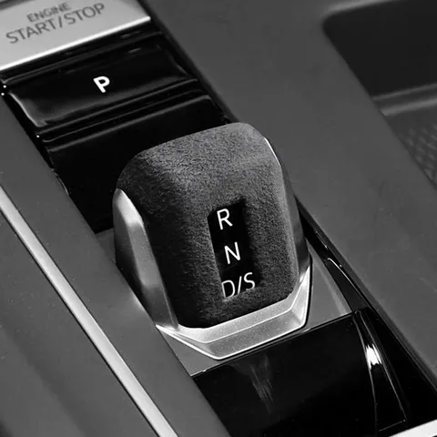Наклейка на ручку переключения передач Sude для Volkswagen Golf 8/8,5 2021 2022 2023 2024 2025 черный