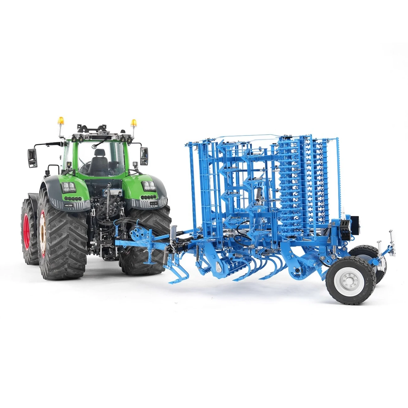 

LESU Metal Hydraulic RC Tractor Plow Machine 1/14 Kompaktomat K500 Plow Seeder Suitable for AOUE 1050 Hydraulic RC Tractor Model