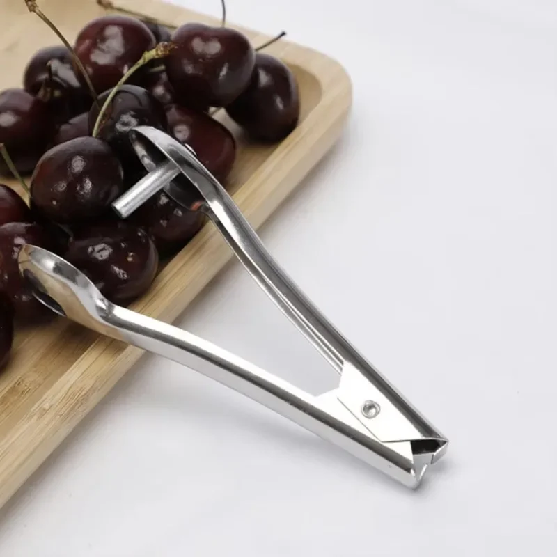 Nuevo Descorazonador de Cerezas y Aceitunas, Herramienta para Quitar Semillas de Frutas y Verduras, Gadget de Cocina, Removedor de Núcleos de Cerezas